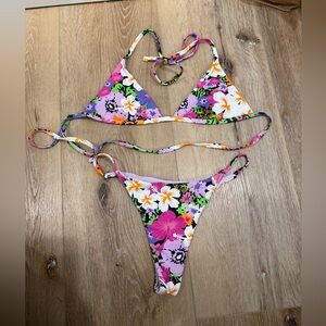 Superdown x Revolve Floral Bikini Set